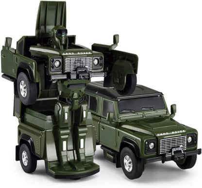 Licensed And Authorized Land Rover Defender Transformers 1:32 Scale