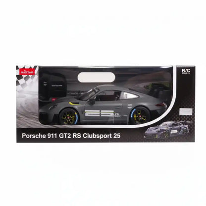 Grey Porsche 911 GT2 RS Clubsport 25 RC model kit in retail box