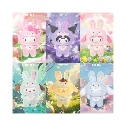 Top Toy Sanrio Characters Elf Bunny Series Plush Pendant Blind Box (1 Random Piece)