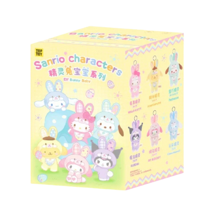 Top Toy Sanrio Characters Elf Bunny Series Plush Pendant Blind Box (1 Random Piece)