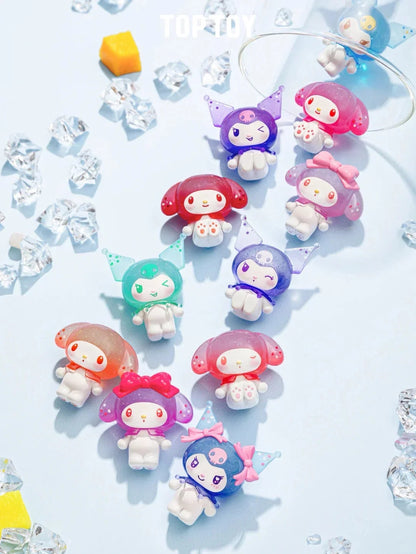 Top Toy My Melody & Kuromi Ramune Style Mini Figures Surprise Bag By (1 Random Piece)