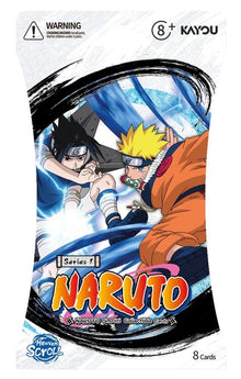 Naruto trading card pack, illustrated characters, 8+ Kayou, 8 cards