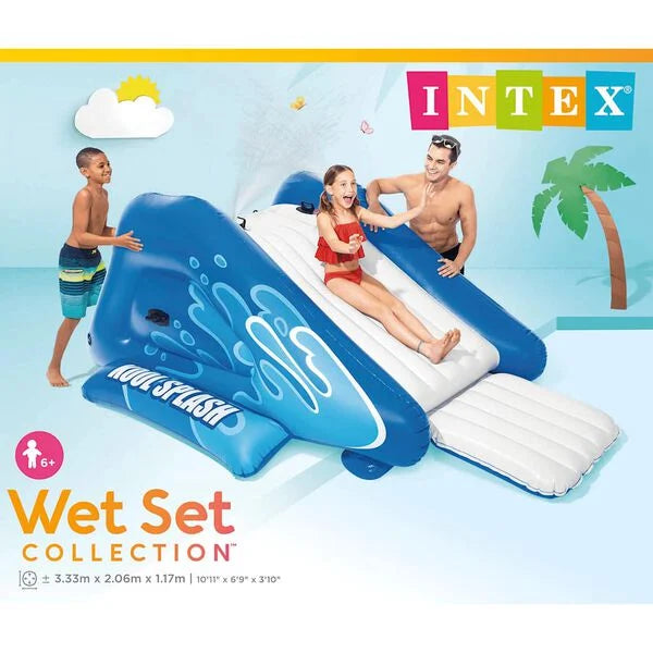 Inflatable Water Slide Kool Splash Blue