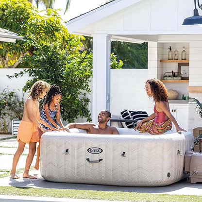 Chevron 4-person inflatable spa