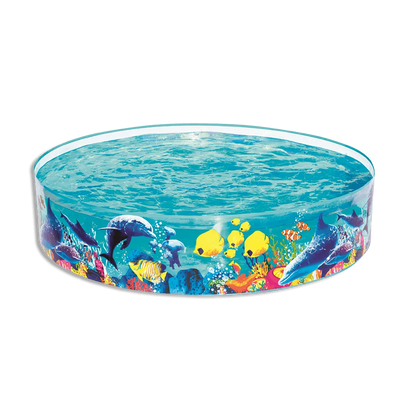 1.83mx38cm Round Fish Designed Pool