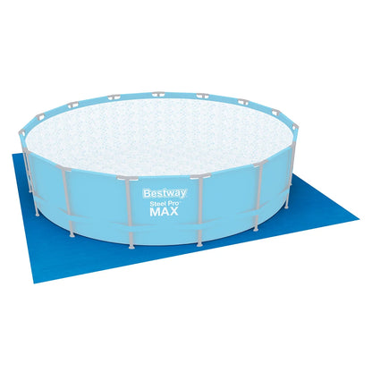 PE- ground cloth 488 x 488 cm, blue, square