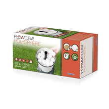 Flowclear Polysphere pool filter media in retail box