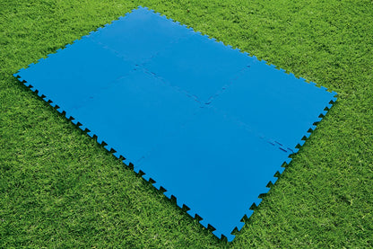 Pool- floor protector Set 9 pieces á 50 x 50 cm, blue