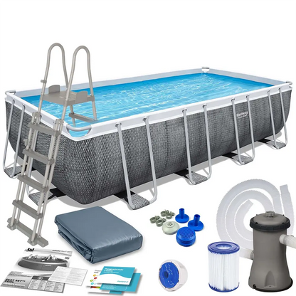 56996 Rectangular 488x244x122cm Pool with Accessories