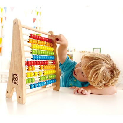 Wooden Rainbow Bead Abacus