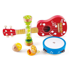 Mini Band Wooden Musical Instrument Set - 5pcs