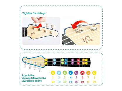 Learn with Lights Ukulele-Blue