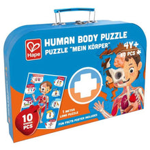 Human Body Jigsaw Puzzle 60pcs w/ 10 pcs Wooden Body Parts