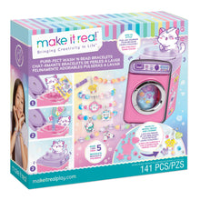 Purr-fect Wash ’N Bead Bracelets kit box by Make it Real, cat-themed beads and charms