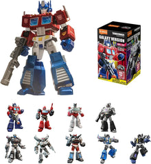 Transformers Galaxy Version 01 Roll Out Bauset-Box mit Roboterfigur von Blokees