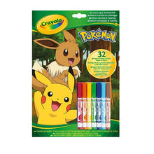 Crayola Pokemon color and activity pad set with 32 markers