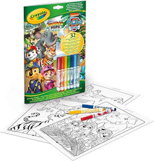 Paw Patrol color activity pad with 32 markers and character coloring sheets