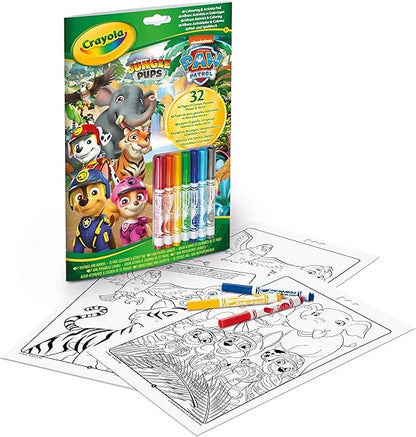 Colour & Activity Pad W Markers Paw Patrol