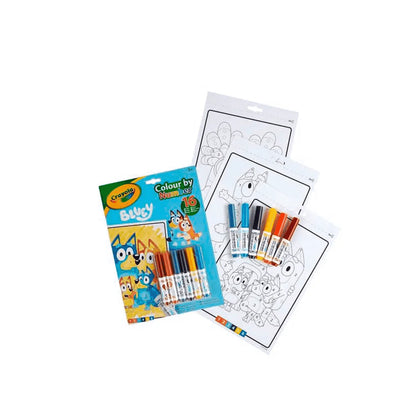 Colour By Numbers Bluey