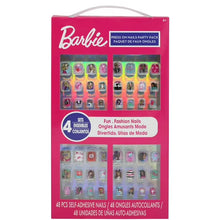Press-on nails box (48 pack) with 4 sets of fun fashion false nails
