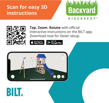 3D instructions QR code for BILT app