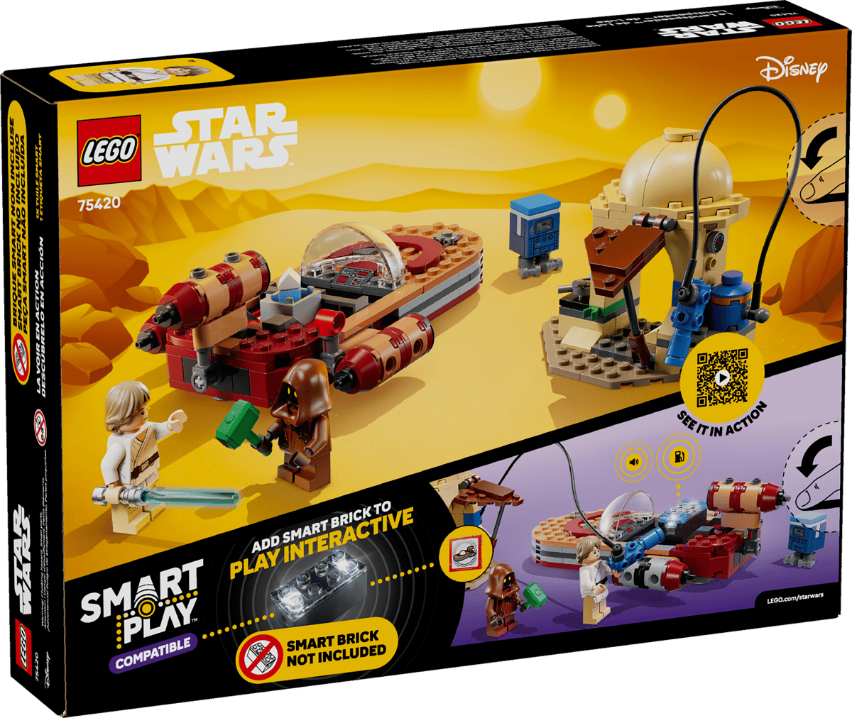 SMART Play Luke's Landspeeder LEGO Star Wars building set box