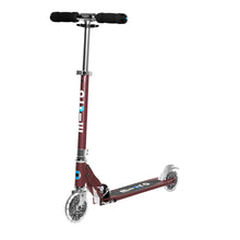 Micro Sprite Led Autumn Red kick scooter for kids — outdoor folding scooter available in Lebanon
