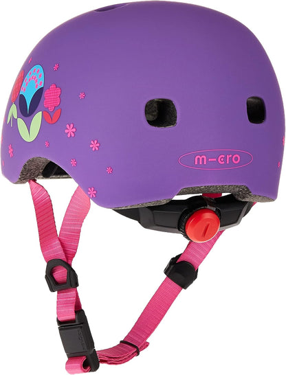 Helmet Floral Purple