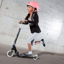 Micro Sprite Led Black kick scooter for kids — outdoor folding scooter available in Lebanon