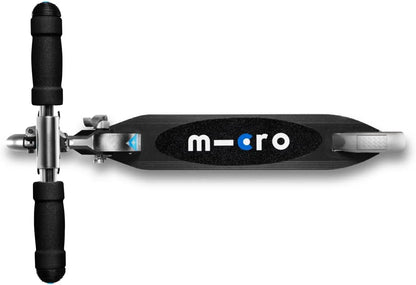 Micro Sprite Led Black kick scooter for kids — outdoor folding scooter available in Lebanon