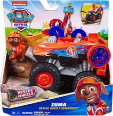 Paw Patrol: Rescue Wheels Zuma’s Hovercraft, Toy Truck with Projectile Launcher