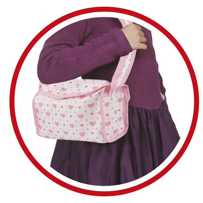 Baby doll set with 4 accessories