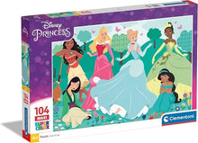 Disney Princess maxi 104-piece color jigsaw puzzle box by Clementoni
