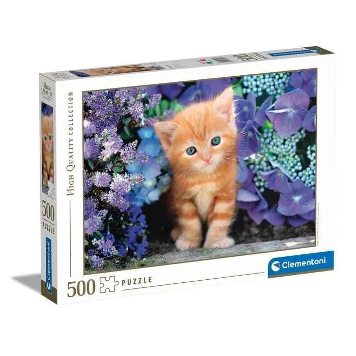 Ginger cat 500 Piece Jigsaw Puzzle
