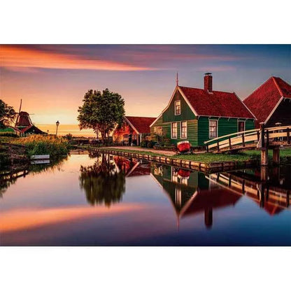 Zaanse Schans 1500 Piece Jigsaw Puzzle