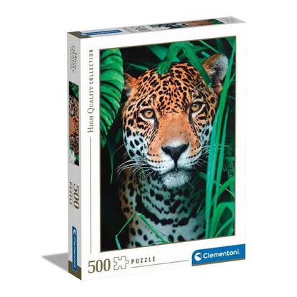 Jaguar in the Jungle 500 Piece Jigsaw Puzzle