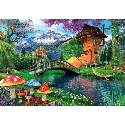 The Old Shoe House 500 Piece Jigsaw Puzzle