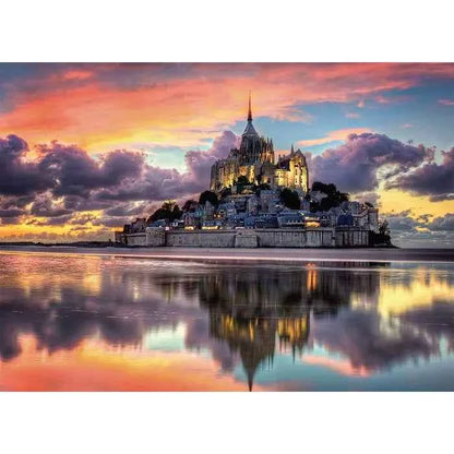 Le magnifique Mont Saint-Michel 1000 Piece Jigsaw Puzzle