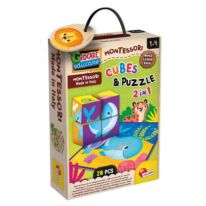 Baby Cubes & Puzzle 2-in-1