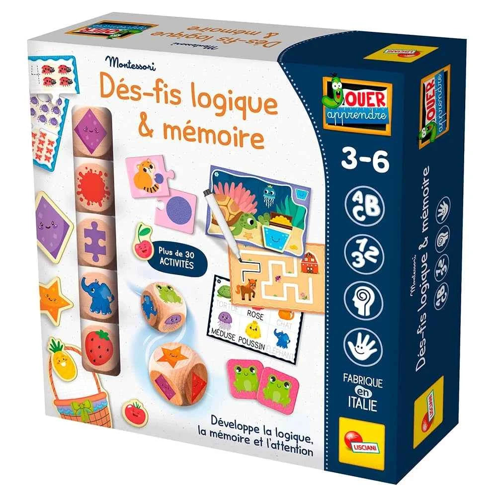 Lisciani Montessori Defis Logique & Memoire (French)