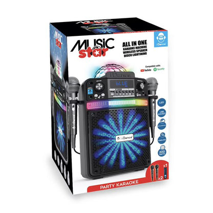 I-Dance Bluetooth Music Speaker and Groove Disco Lights