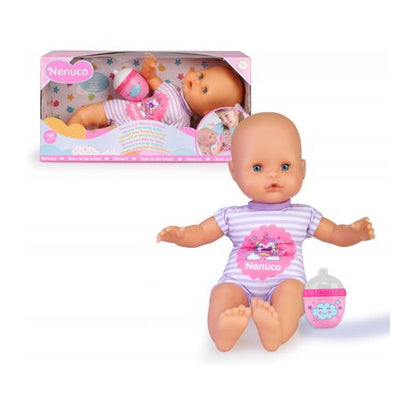 Soft Baby Doll with Rattle Bottle