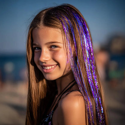 Girabrilla Shiny Hair Coloured Extensions