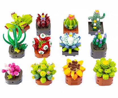 Mattoncini Exotic Plants Building Brick Set