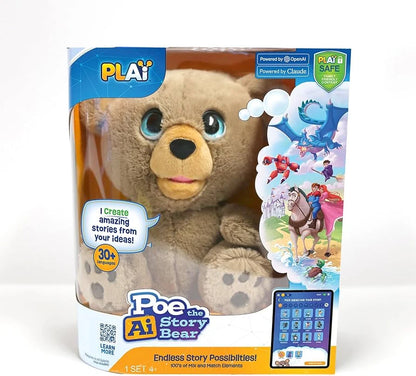 Poe the AI Story Bear Toy