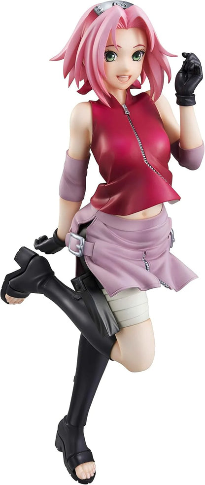Heart of a Ninja action figure: pink-haired kunoichi in red top, purple skirt, black gloves
