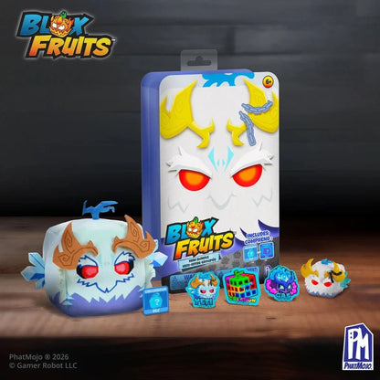 Boxed mystery mini figure with Yeti face plus small character mini figures