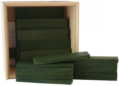 40 Wooden Planks - Olive Green