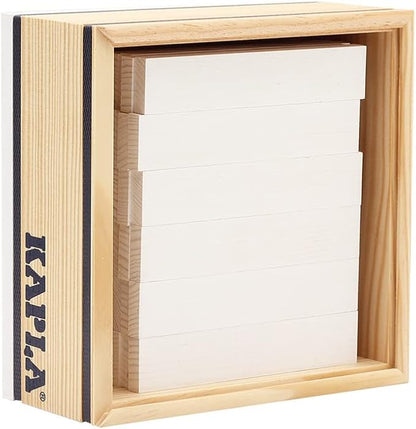 40 Wooden Planks - White