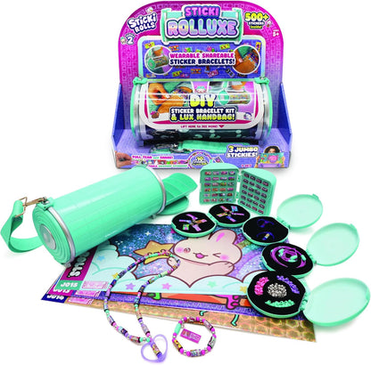 Rolluxe Series 2 Sticker-Armband-Set mit Lux-Handbag, mintfarbene Rolluxe Case + Zubehör